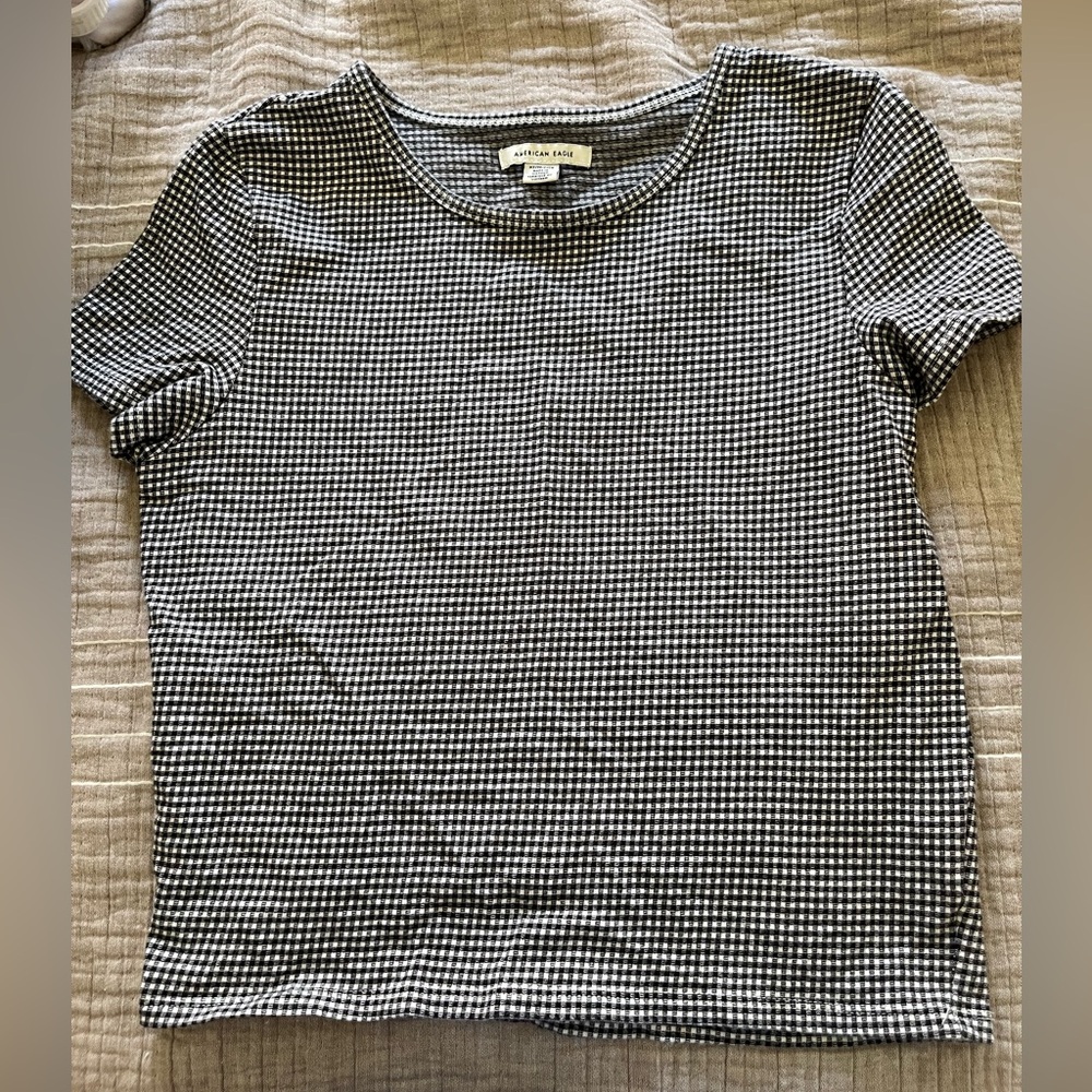 AEO Gingham Top